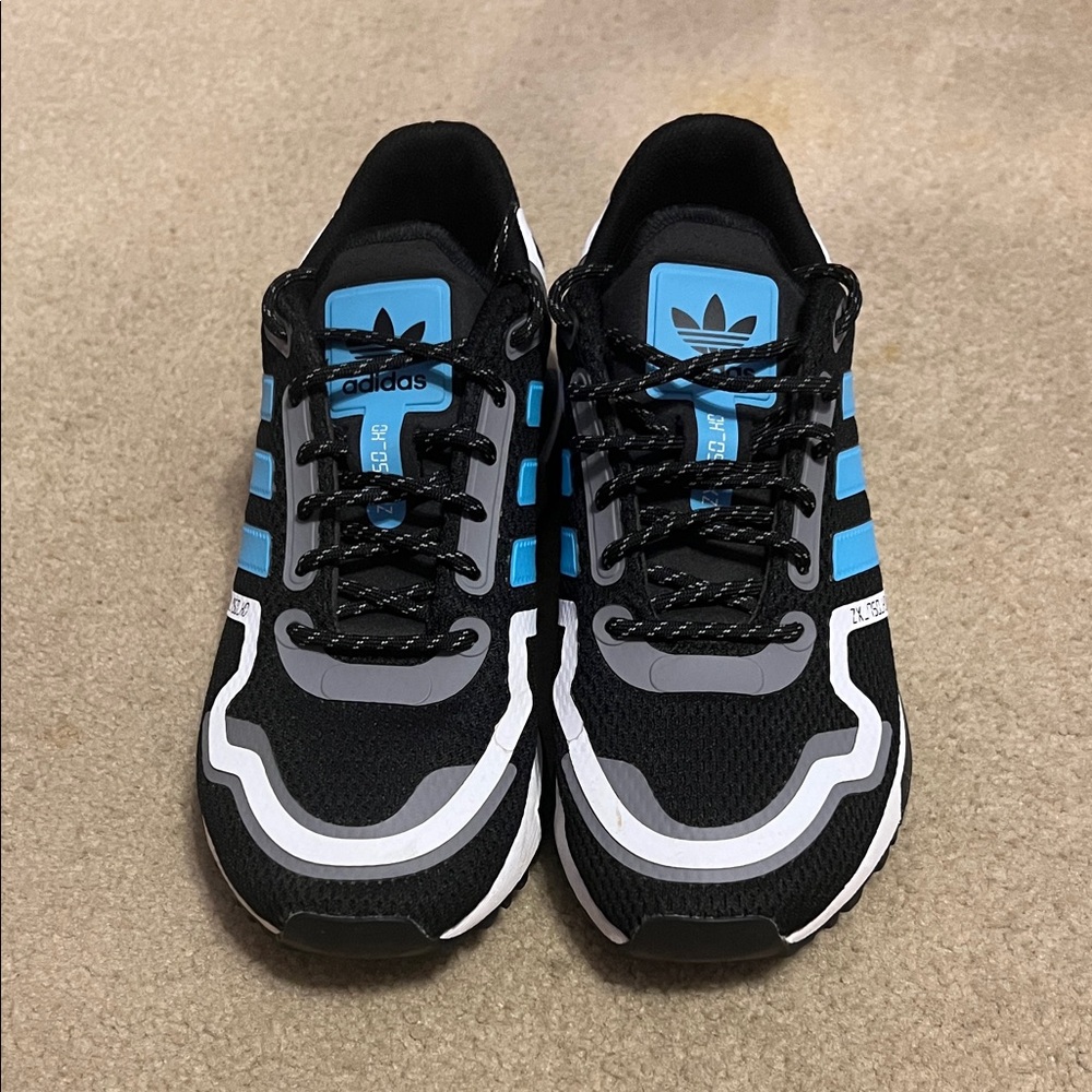 Adidas ZX_750_HO Black and Blue Sneakers